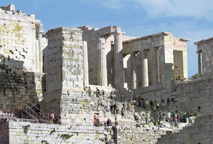 05_acropolis of athens - monument of agrippa_02