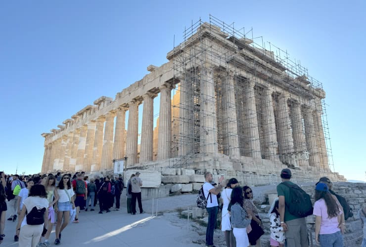 Parthenon on the Acropolis of Athens