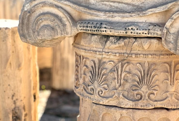 Greek column detail