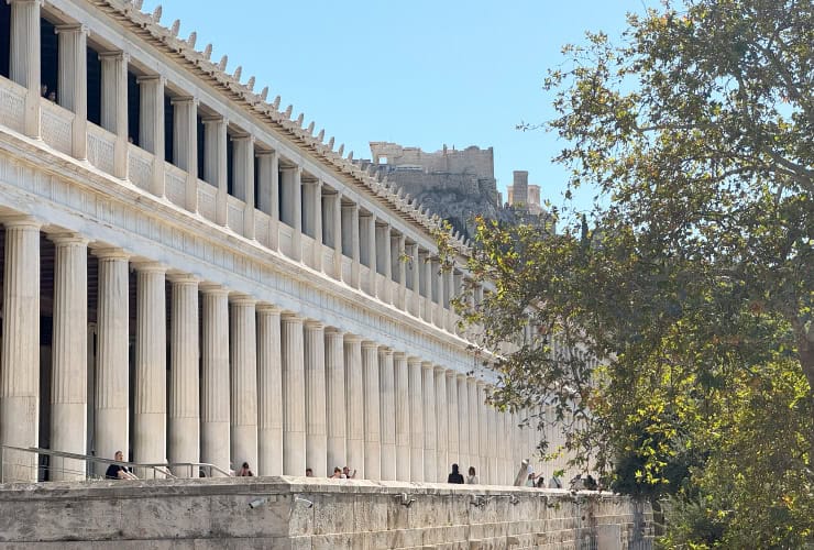 Stoa of Attalos in the Ancient Agora of Athens