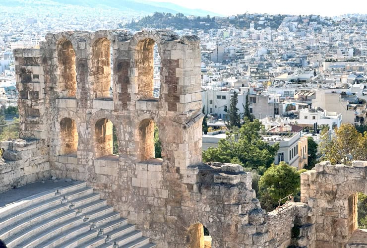 Odeon of Herodes Atticus on the Acropolis of Athens