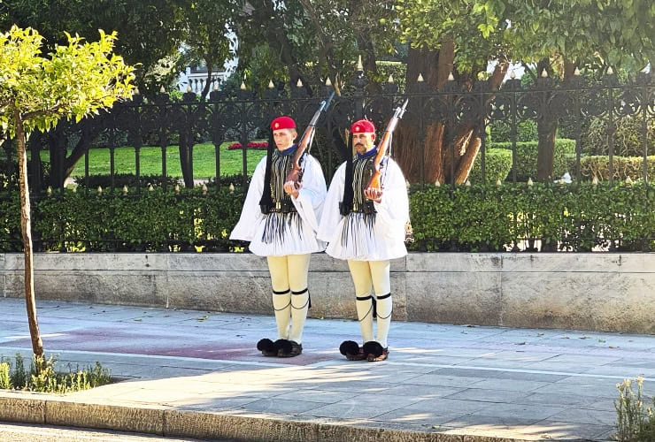 Evzones Guards of Athens