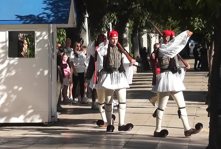 Evzones Guards of Athens