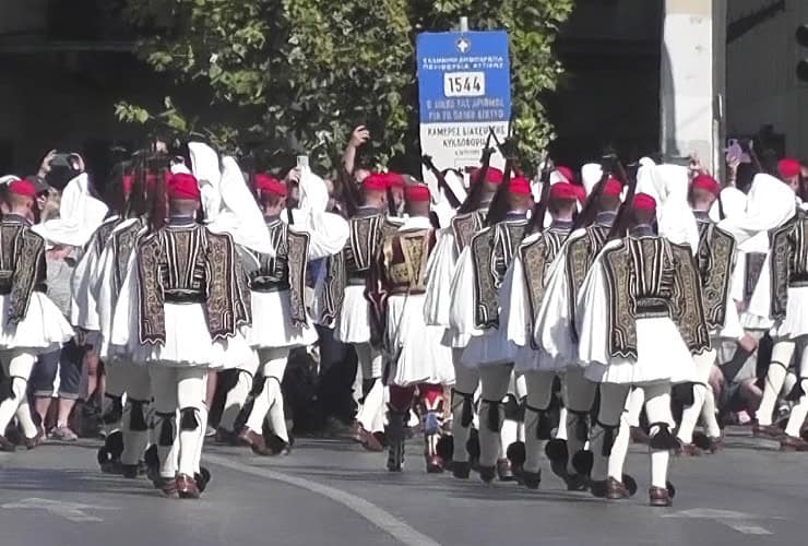 Evzones Guards of Athens