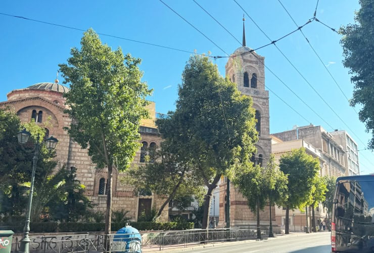 Holy Church of the Holy Trinity in Athens Greece