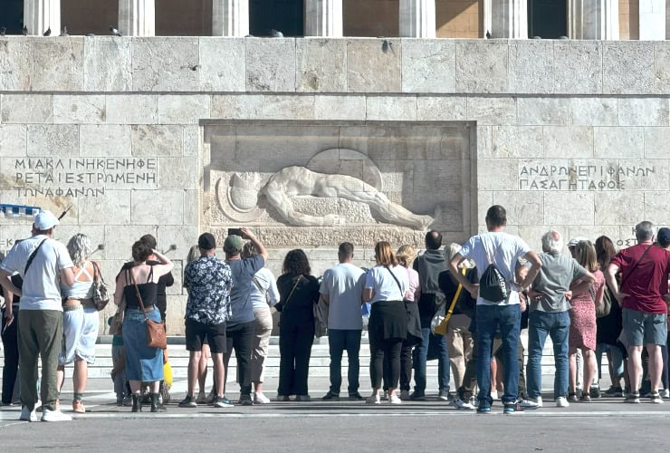 Monument to the Unknown Soldier in Athens Greece