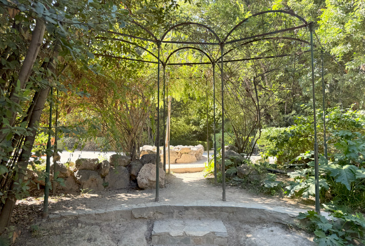 Roman Bath Ruins at the Athens National Garden