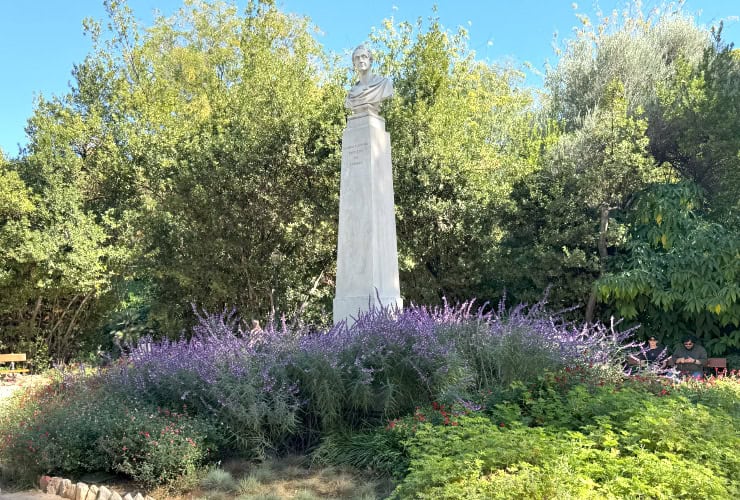 Monument of Ioannis Kapodistrias in Athen National Garden