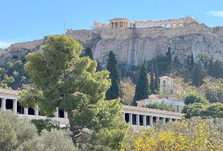 View of the Acropolis from the Ancient Agora