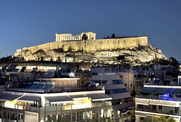 The end of the day in Athens