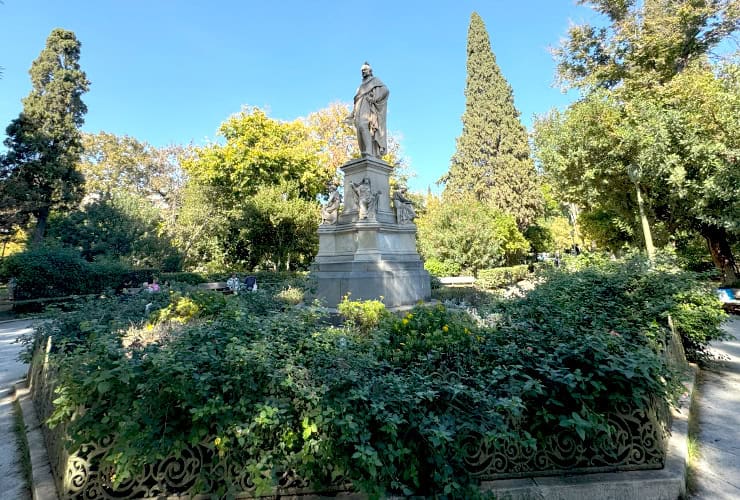 Statue of Ioannis Varvakis in the Athens National Garden