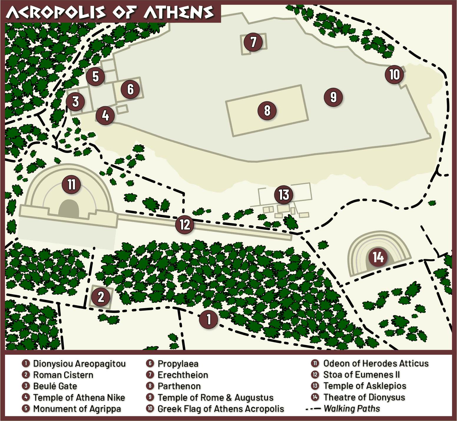 Acropolis Map