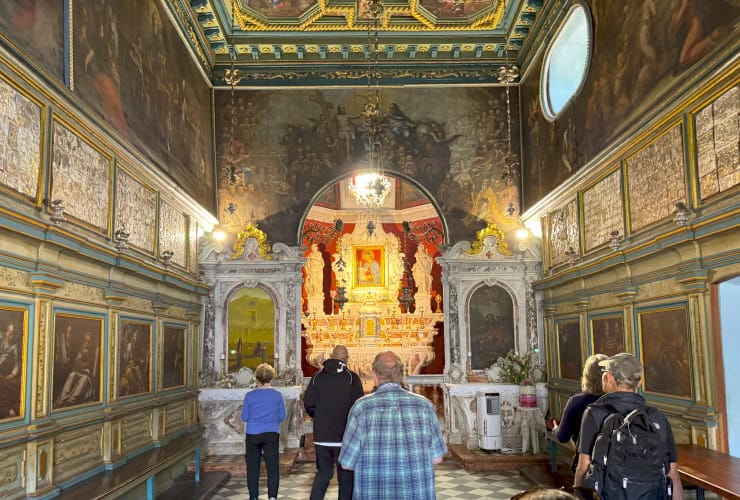 Interior of the Church of Our Lady of Škrpjela