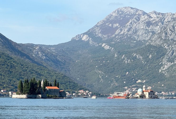 Bay of Kotor in Perast Montenegro