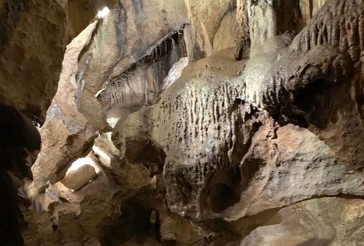 Stalactite in Linville Caverns North Carolina