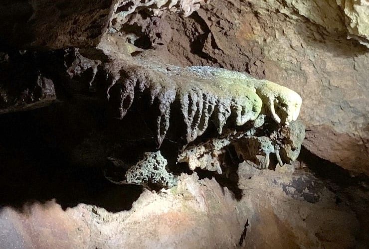 Linville Caverns Bat Shaped Rock